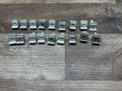 Клипсы порогов CF3 CF4 CF5 CF6 CF7 CL1 CL2 CL3 CH9