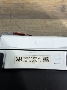 щиток приборов HONDA ACCORD OEM 78100TL3J320 CU2 2008
